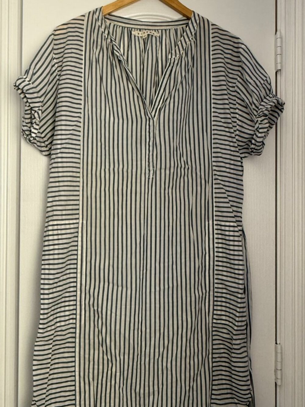 Xirena Chennedy dress blue and white stripe - size XS